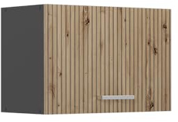 Vicco Hängeschrank R-Line, Artisan-Eiche, 60 cm | Nach oben öffnende Tür · ✓ Über der Dunstabzugshaube · Tiefe – 31 cm · ✓ Frei kombinierbar · 1 Tür