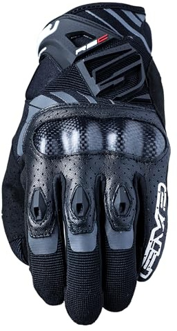 FIVE 830202 Guanti Moto Urbano RS-C Carbonio 1KP Nero L