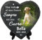 Pietra commemorativa Personalizzata per Animali Domestici, Targa a Forma di Cuore con Foto, Regali per la Perdita di Un Cane/Gatto - Nome, Data