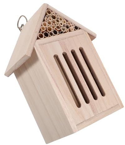 COSMEVIVI Insektenhotel Bienenhaus für Garten Schmetterlingshäuser Garten Garten Outdoor Insektenkasten Bienenhaus Marienkäfer Unterschlupf Schmetterling Nistkasten