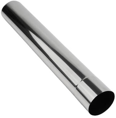 Tubo di scarico dritto in acciaio inox, 30 cm, resistente, per stufe esterne, caldaia, resistente alla ruggine, facile installazione