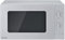 Panasonic NN-SM23QMEPG 20L Solo-Mikrowelle mit Glasschale, 800 W, Auftaueinstellung, 5 Leistungsstufen, Drehregler, kompaktes Design, Timer, Silber