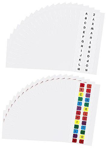VILLFUL Registerkarten Haftregisterkarten Farbregisterkarten 40 Blatt Kleine Haftregister Notizblock Seitenmarkierungen Alphabetische