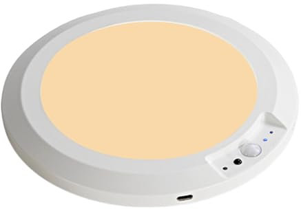 CGACCSD Luz De Luz De Sensor De Movimiento, Luces De Sensor De Movimiento, Plafón LED Alimentado Por Batería, Plafón Inalámbrico Con Control Remoto