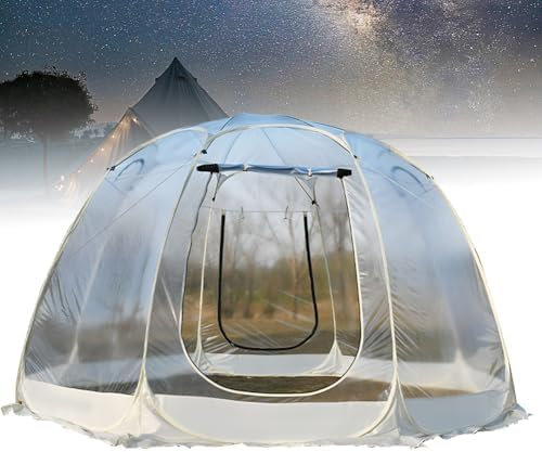 Tente dôme de jardin à bulles pour 3 à 6 personnes, abri météo de qualité supérieure pour camping, fêtes dans le jardin et observation des étoiles, tonnelle pop-up de 3 m