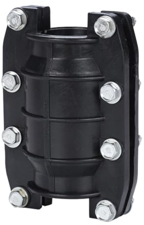 Jiuvaso Riparazione perdite tubi acqua, sigillante perdite, sostituzione toppa tubo per ghisa cemento PVC PE tubo bagno idraulico domestico, Inner 4cm L 16cm