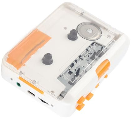 Eacam Convertitore Cassetta USB Portatile, Lettore a Nastro Mp3 con Auricolare per PC, Convertire i Vecchi Nastri in Mp3