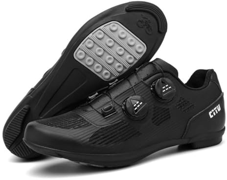 Mateju Fahrradschuhe Herren Damen Ohne klick, 36-47EU Fahrradschuhe Herren Damen mit Gummisohle rutschfeste Atmungsaktive No-Lock für Outdoor Radschuhe