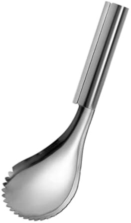 Core Remover Scoop, Serrated Stainless Steel Pumpkin Spoon, for Fruit Dessert Cheese Vegetables Kitchen Tool