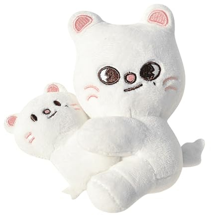 Sk-Zoo Plüschtier ‘Stay’ 15 cm Kuscheltier Bbokari Jiniret Wolf Chan Leebit Plüschpuppe Cartoon Puppen Magnetische Umarmung (Jiniret)
