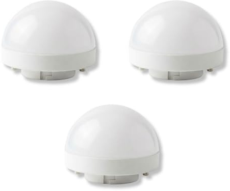 Area illumina – Kit 3 Lampadine LED GX53 11W a Cupola 74x54mm, 360°, 3000K Luce Calda / 4000K Luce Naturale, 1059–1154 lm, CRI 84, Casa e Ufficio (Naturale 4000K)