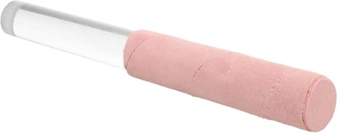 Klangschalen Schlägel aus Acryl mit Tasche, Rosa für Musikliebhaber | Tibetischer Klangschalenstab, Glatter Griff, zum Anschlagen von Kristallschalen, Leicht zu Halten