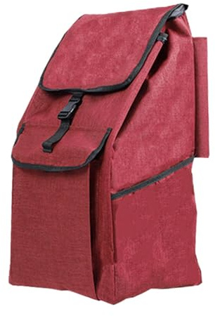 Gitohoni Bolsa Carrito Compras Reemplazo Bolsa Carro Plegable Accesorio Trolley Porta Objetos Tela Oxford Impermeable con Cierre Cordón Adecuada para Compras, C, Individual