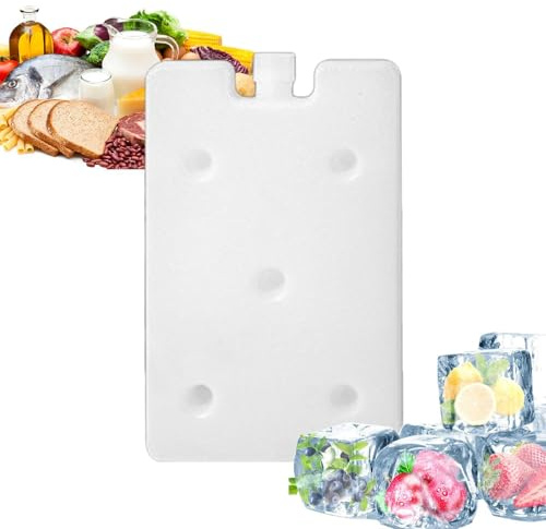 Générique Confezioni di Ghiaccio per refrigeratore - Congelatori - Accumulatore di Freddo Cooler | per Spiaggia Auto Uscita Scuola Picnic Scatole Pasto Viaggi Campeggio Pieno