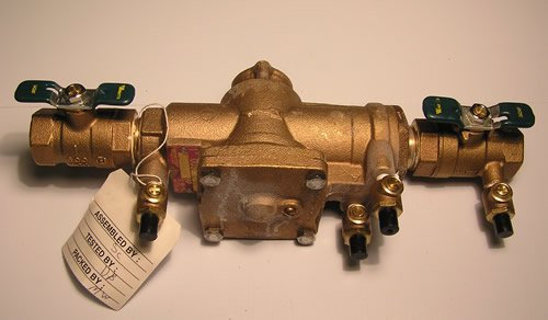 Watts 009-qt 2,5 cm druckverminderte Zone Rückflussverhinderer