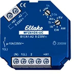 Eltako 2075761 Multifunktionszeitrelais, blau, 6x9x2 cm