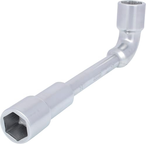 KS Tools - 517.0424 - Clé à pipe débouchée - 24 mm - 6 pans - Finition chromée - Chrome vanadium