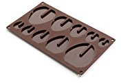 Lékué Molde 3D-Huevo, Molde de Chocolate, Molde de Silicona, Accesorios de Hornear, 0210405M02M017
