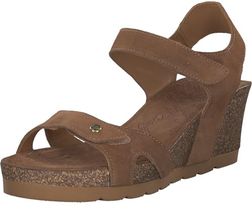 Panama Jack Femme Vila Sandales compensées, Cuero B3, 42 EU