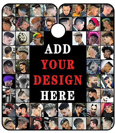Customize Barber Cape for Men Professional Hair Cutting Cape Salon Cape Stylist Hairdresser Cape Designer-63”× 56”