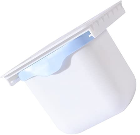 Cabilock Desk Hidden Dustbin for Office and Kitchen Reusable Waste Storage Bin Blue Pull-out Rubbish Holder Compact Design for Under-desk Use for Home and Office Spaces