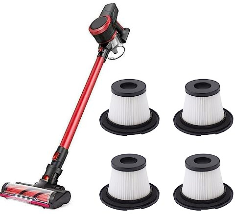 Haofy Staubsauger-Ersatzfilter, 4er Pack, waschbare und abnehmbare Staubsaugerfilter, geeignet für K17 und N6s