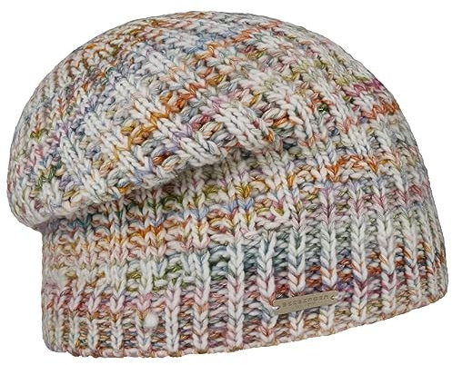 Seeberger Salevia Multicolour Headsock Beanie Strickmütze Damenmütze Wintermütze Damen - mit Futter, Oversize Winter Herbst-Winter - One Size bunt