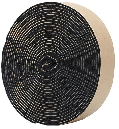 CLKE Ruban Adhésif Double Face en Butyle,2cm x 3.2m Ruban d'Etanchéité en Caoutchouc pour Voiture,Réparation Automatique,Pare-Brise,Phare de Voiture,Réparation Ménagère