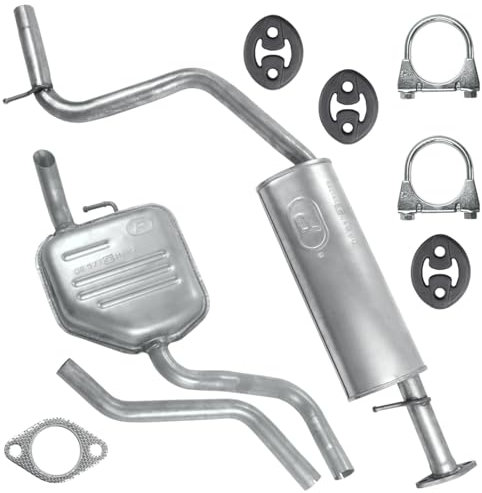 Polmo Schalldämpferset Auspuffanlage Auspuff für Mondeo 3 III MK3 Kombi 2000-03/2007 1.8 2.0