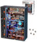 ROBOTIME 3D Puzzle Erwachsene Murmelbahn Letzte Stadt Modellbausatz Bausatz, Kugelbahn Technische LED Leuchtendes Dunkel, Gaming Schreibtisch Dekor Geschenke für Männer, MR01S