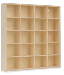 RUSTIC ROOTS Monster Truck Display Shelf - Wooden Wall Mount for Hot Wheels and Compatible with Monster Jam Trucks, Case for 20 Trucks