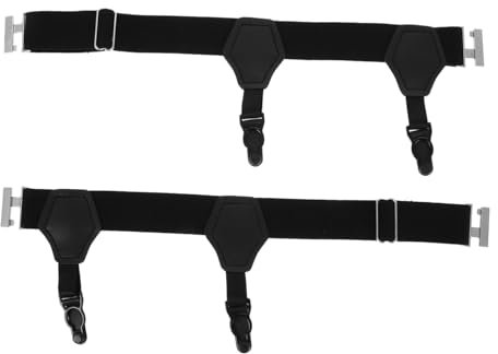 VALICLUD 2 Stück Strumpfhalter Strumpfhaltergriffe Herren Sockenhalter Sockenclip Zubehör Für Männer Herrenanzug Zubehör Strumpfhalterclips Kurze Halterungen Für Männer