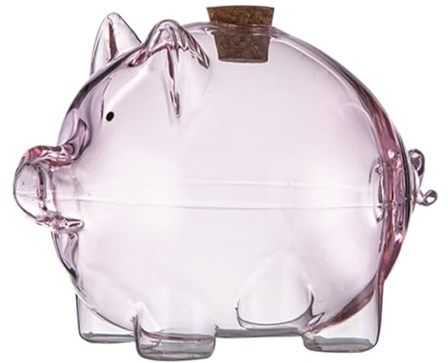 Piggy Bank - Salvadanaio a forma di maiale, per tavolo da toeletta, libreria, contenitore per monete commemorative