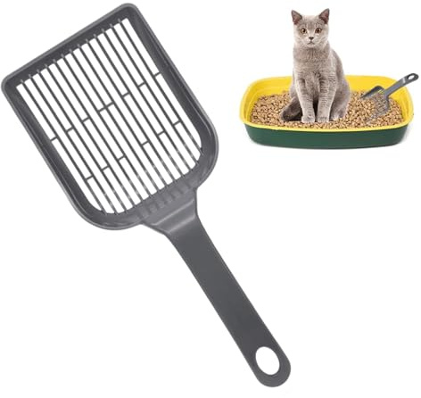 Cuchara para para Mascotas, Cuchara para tamizar, Caja de para Gatos, Antiadherente, más Fuerte, Grande, gubia de Basura ergonómica para Colgar para Cocina, Playa, Parque, al