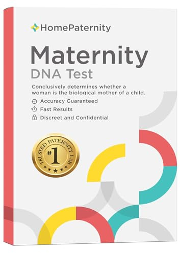 HomePaternity Maternity DNA Test, Fast Results, Highest Accuracy Available with Up to 34 Genetic Markers Tested, All Lab Fees & Shipping Included, Determine Bio-Mother