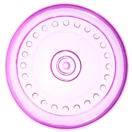 Gatuida Disque Volant pour Chien TPR Résistant Morsure Petit Taille Violet Jouet D'extérieur Flottant pour Chiots Entraînement Chien Actif