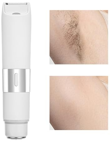 Recortadora De Bikini - Maquinilla De Afeitar Impermeable Recargable Con Doble Cabezal - Recortadora Corporal para Zona Bikini | Para Rostro Piernas Axilas Y Viaje