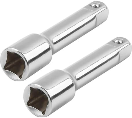 Helilyco Adaptateur de tige d'extension de douille d'entraînement de 96,5 cm, perceuse et cliquet, acier à haute teneur en carbone, design anti-chute
