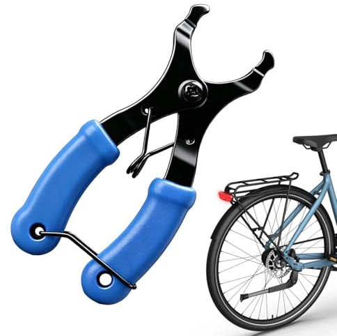 Cykelkedjelås, metall underhåll och reparationsverktyg | kedjeverktyg – användning i verkstad, hemma, utomhus, vid pendling, under cykling, på väg, för cykelunderhåll och i D