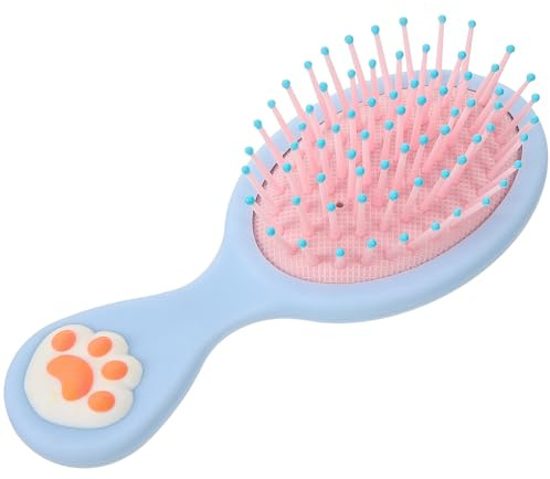 MOBUTOFU Hair Brush Cat Claw Wet Hair Brush Abs Material Comfortable to Hold Home Use Cute Appearance Delicate Design Random Color
