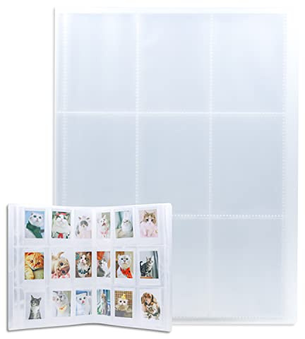 Photocard Kpop Binder Holder Book, 288 Pockets 3 Inch Mini Photo Album Kpop Albums for Photo Card Collection Transparent