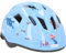 Fischer Kinderhelm, Fahrradhelm, Jugendhelm Delfin, XS/S, 48-54cm, blau, mit integriertem LED-Rücklicht