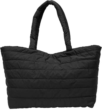 Urban Classics Unisex Schultertasche Padded Tote Bag, große Tote Bag, Unisex Shopper Tasche