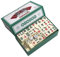 EIMZU Mini Mahjong Set - Traditionelles Chinesisches Brettspiel Mit 144 Steinen - Tragbarer Tabletop Spielset