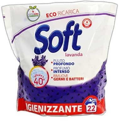 Soft Waschpulver, desinfizierend, Lavendel, 22 Waschgänge, 1100 g