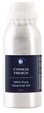 Mystic Moments | Cypress French Essential Oil 500G - Olio puro e naturale per diffusori, aromaterapia e massaggio miscele senza OGM vegano