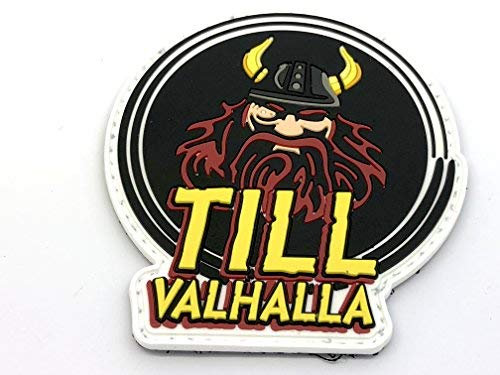 Patch Nation Till Valhalla PVC Airsoft Paintball Klett Emblem Abzeichen