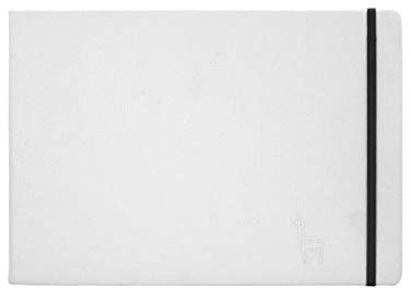 ETCHR album da disegno professionale, 100% cotone vegano blocco da disegno, 52 pagine in formato orizzontale album disegno, copertina personalizzabile A4 sketchbook, quaderno da disegno