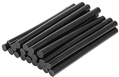 X AUTOHAUX Lacklose Dent Reparatur Hot Melt Klebestifte 20 Stück Für Auto | Schwarz, 7mm x 100mm, Hot Melt Klebstoff, Hohe Viskosität, Erweichungspunkt 100°C