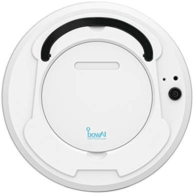 LG&S Aspirador Robot, Barredora de Piso de succión Fuerte automática para Azulejos de Alfombra para el hogar Cuidado del Cabello para Mascotas,Blanco